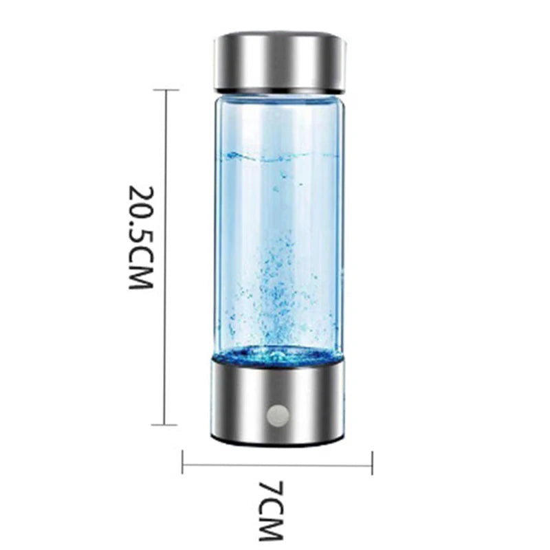 Portable Hydrogen-Rich Water Cup USB Rechargeable 420ml