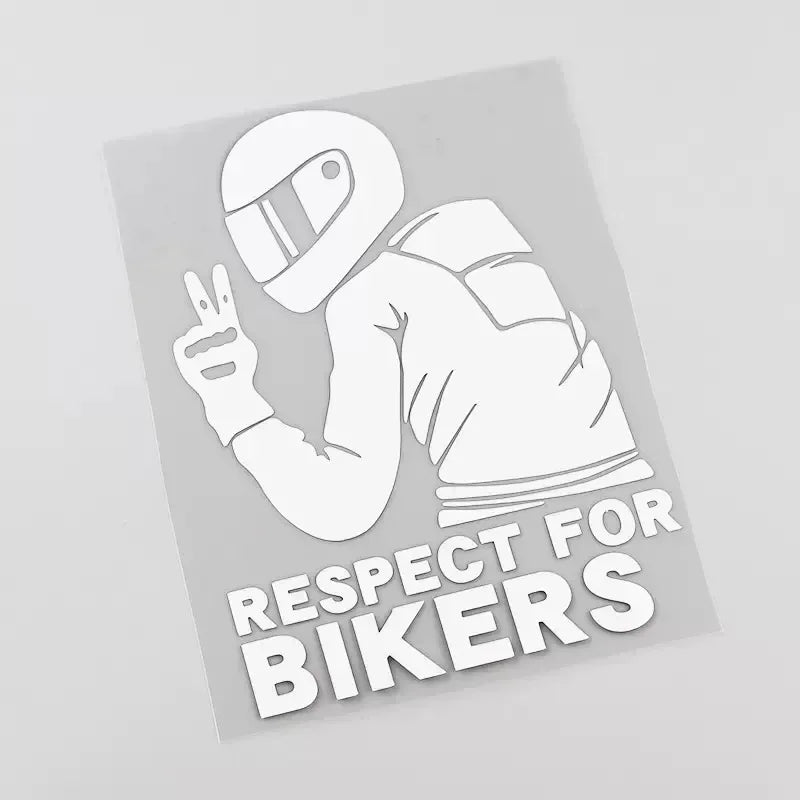 1pc Respect Biker Sticker For On Car Motorcycle Vinyl 3D Stickers Motorcycle Vinyl 3D Stickers And Decals 