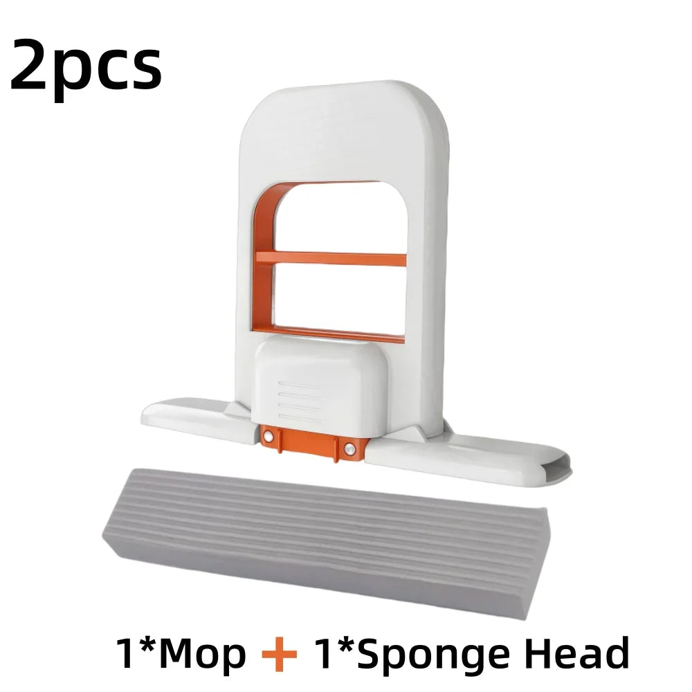 Conjunto de esfregona esponja mini com autotorção