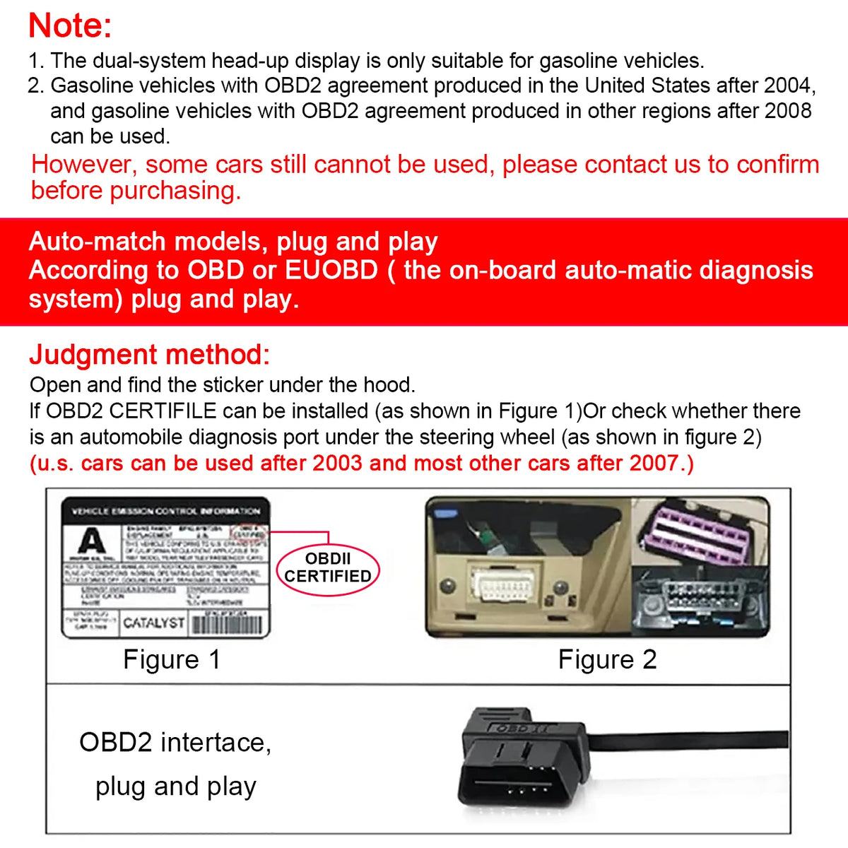 P16 OBDII Digital Vehicle Dashboard Display