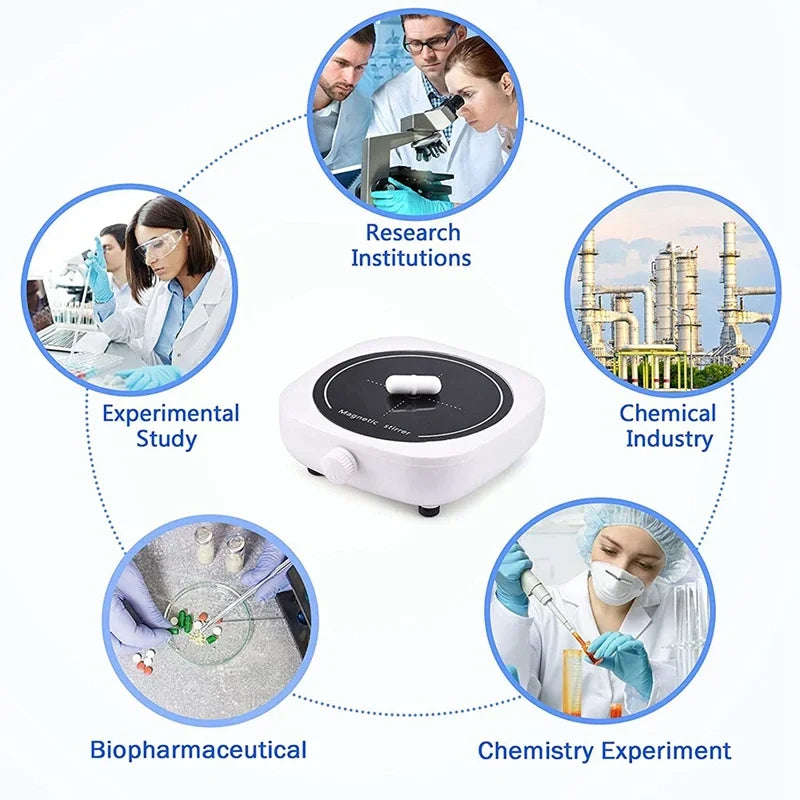 Mini Magnetic Laboratory Stirrer - Plug Options