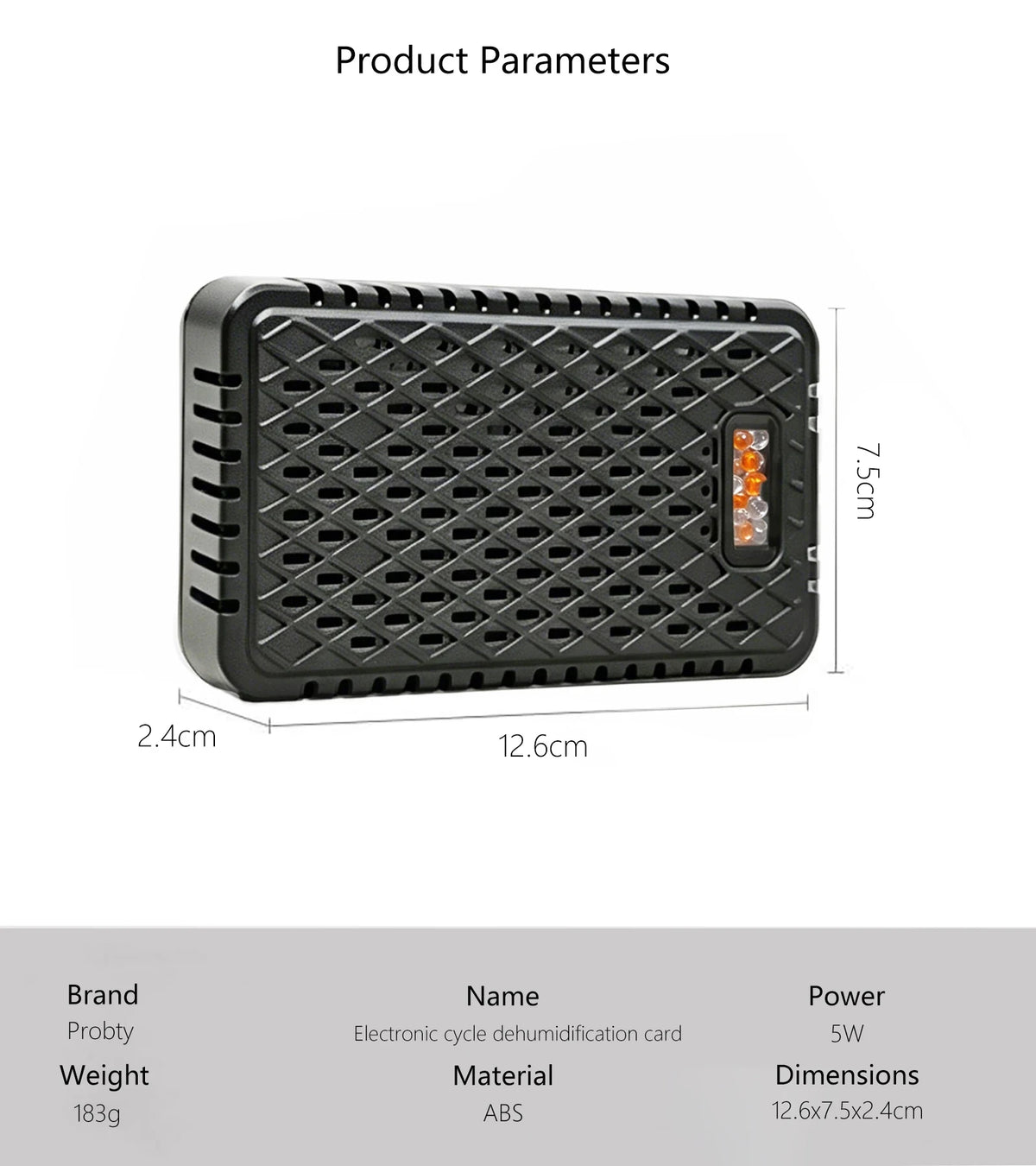 Reusable Camera-Cabinet Moisture Absorber - USB-C