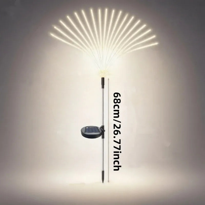 Solar Firework-Style Garden Light, Colour/LED Options