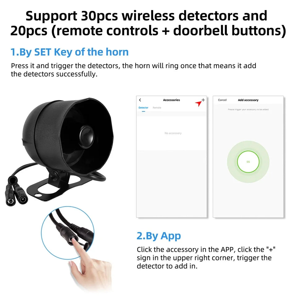 Smart WiFi Home Security Alarm System Kit with 120dB Siren