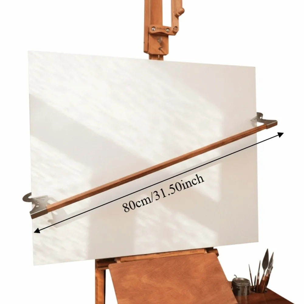 Wooden Artist Hand Support Bridge for Oil Painting