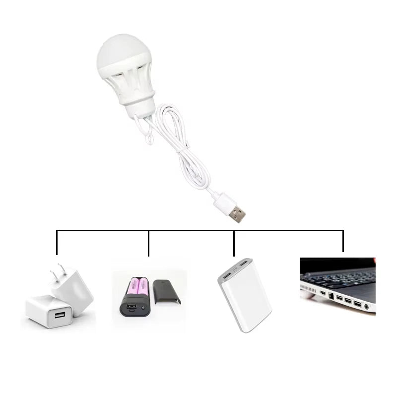 Bec LED suspendat USB 5 V