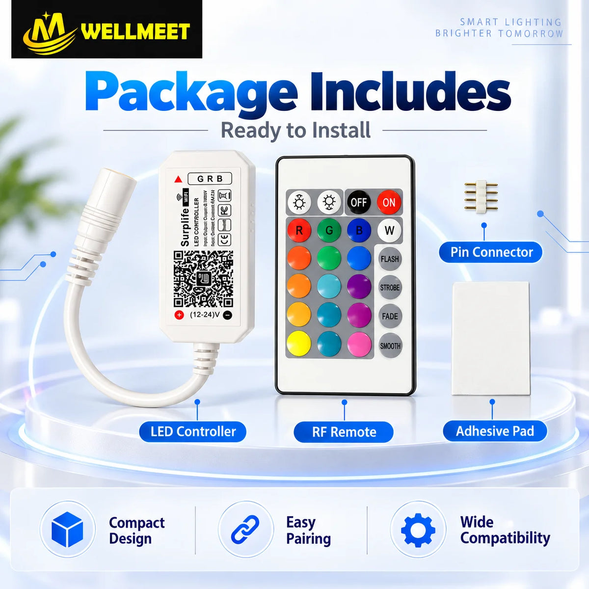 WLAN/Bluetooth-LED-Streifencontroller - RGB/RGBW