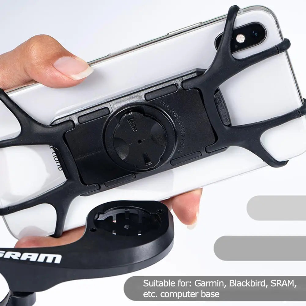 For SRAM Garmin Bike Phone Holder Bicycle Mobile Holder Mount Bicycle Phone Mobile Silicone Holder Motorcycle Shockproof