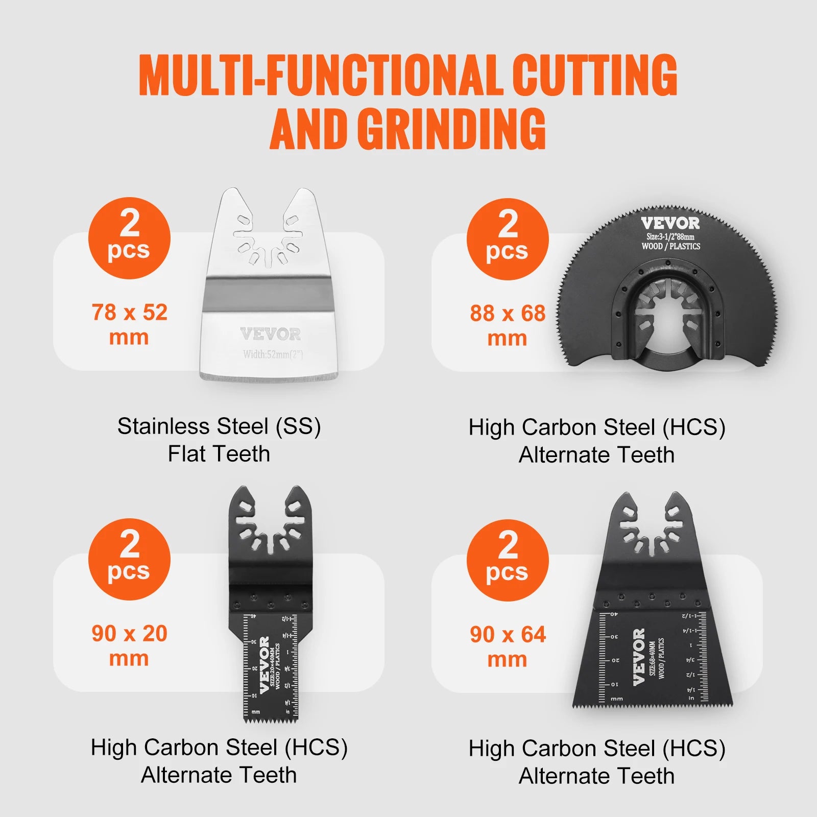 30PCS Oscillating Multi Tool Blade Kit Universal Quick Release Set