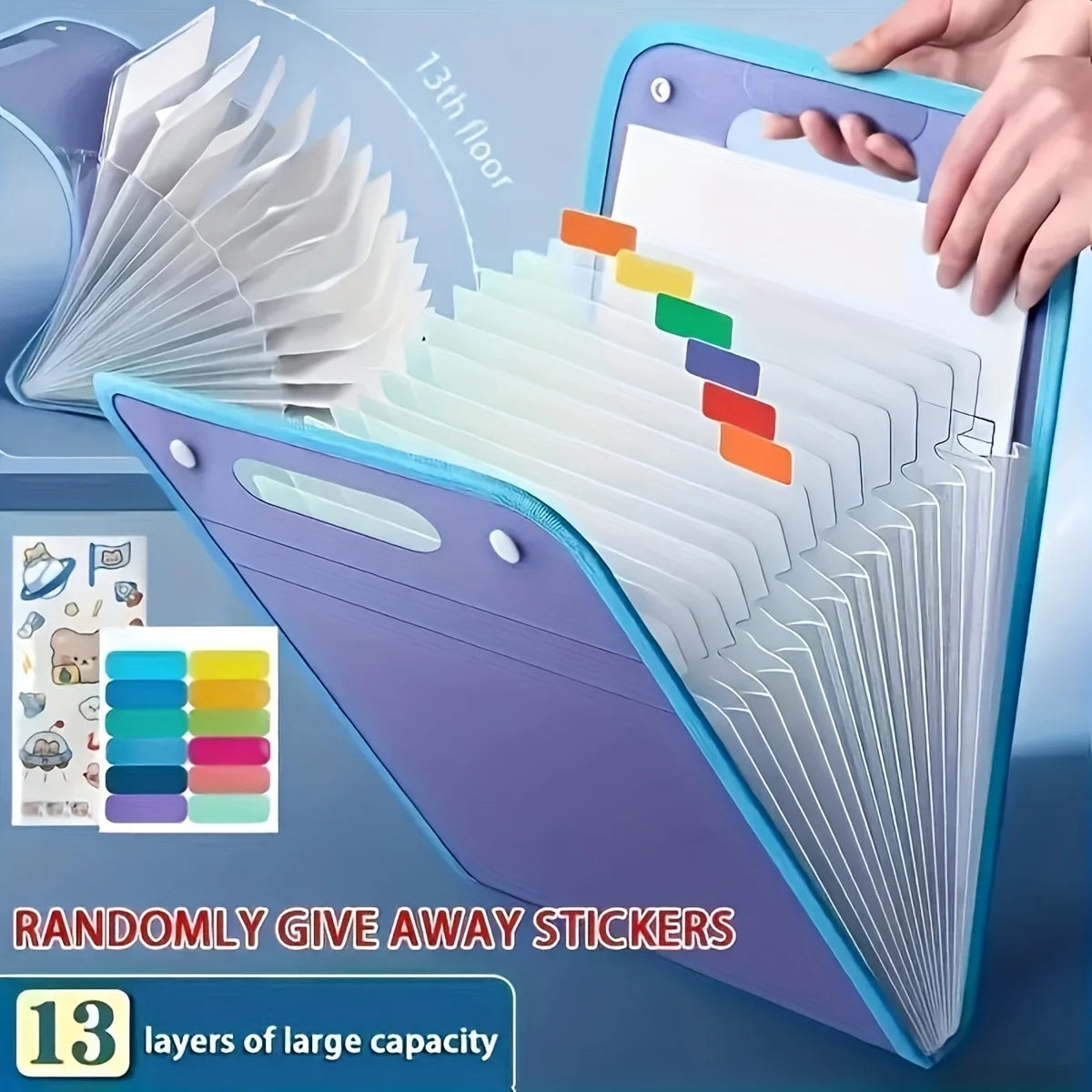 A4 Expanding Document Folder with Carry Handle