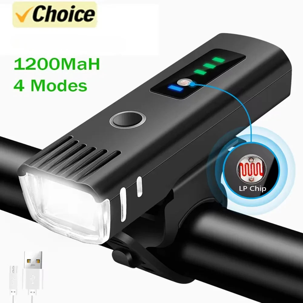 Rechargeable Bicycle Light - Front and Rear Options
