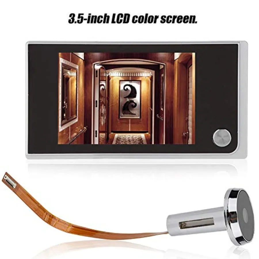 3,5" digitaalinen ovikatselulaite LCD-näytöllä ja laajakulmaisen silmäreiän kanssa