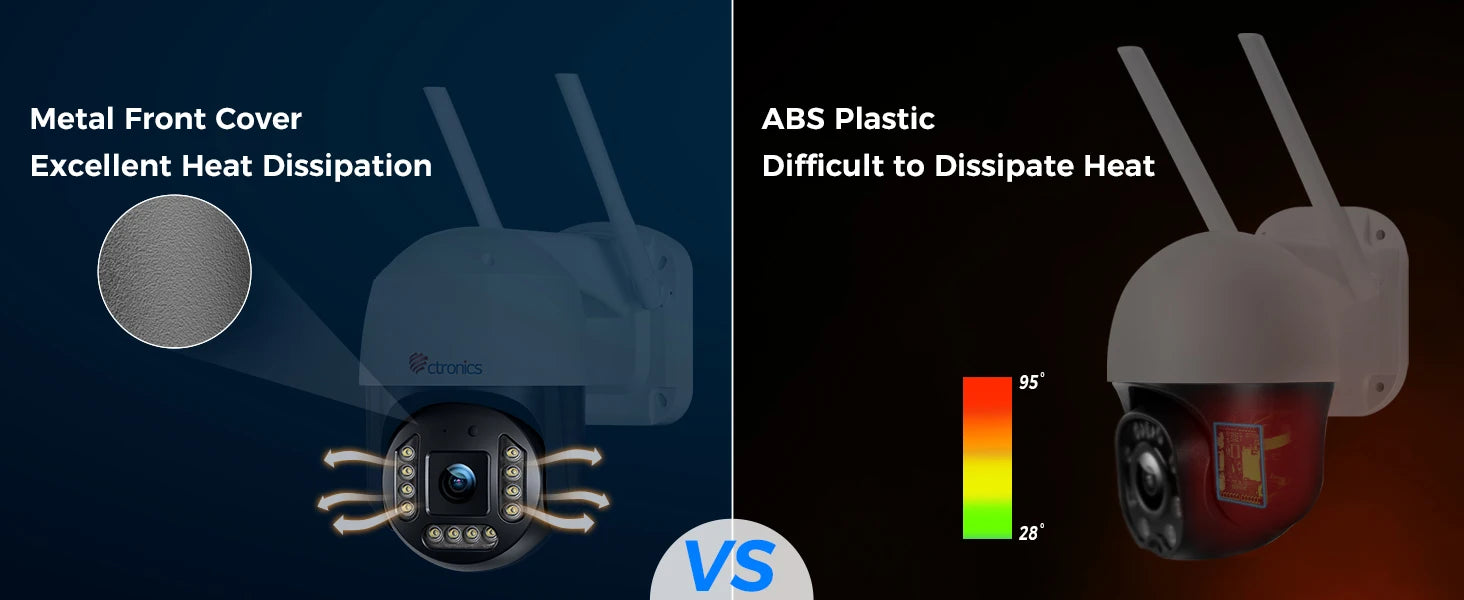 4K 8MP Outdoor Security Camera with Smart Tracking
