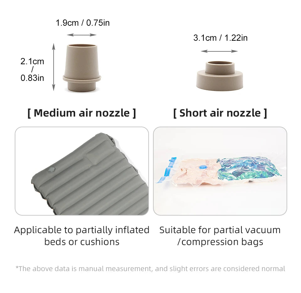 Mini pompe à air rechargeable avec lumière