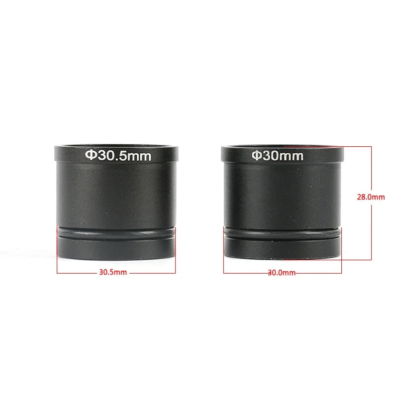 Microscope C-Mount Adapter - Eyepiece Ring Options