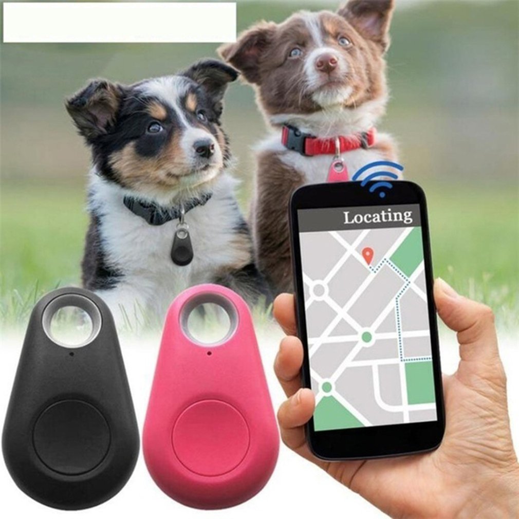 Mini Fashion Smart Dog Pets Bluetooth 4.0 GPS Tracker Anti-lost Alarm Tag Wireless Child Bag Wallet Key Finder Locator 