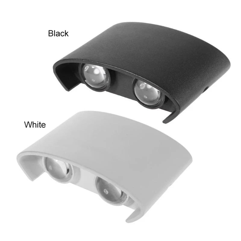 Up-and-Down LED Wall Light, Size and Finish Options