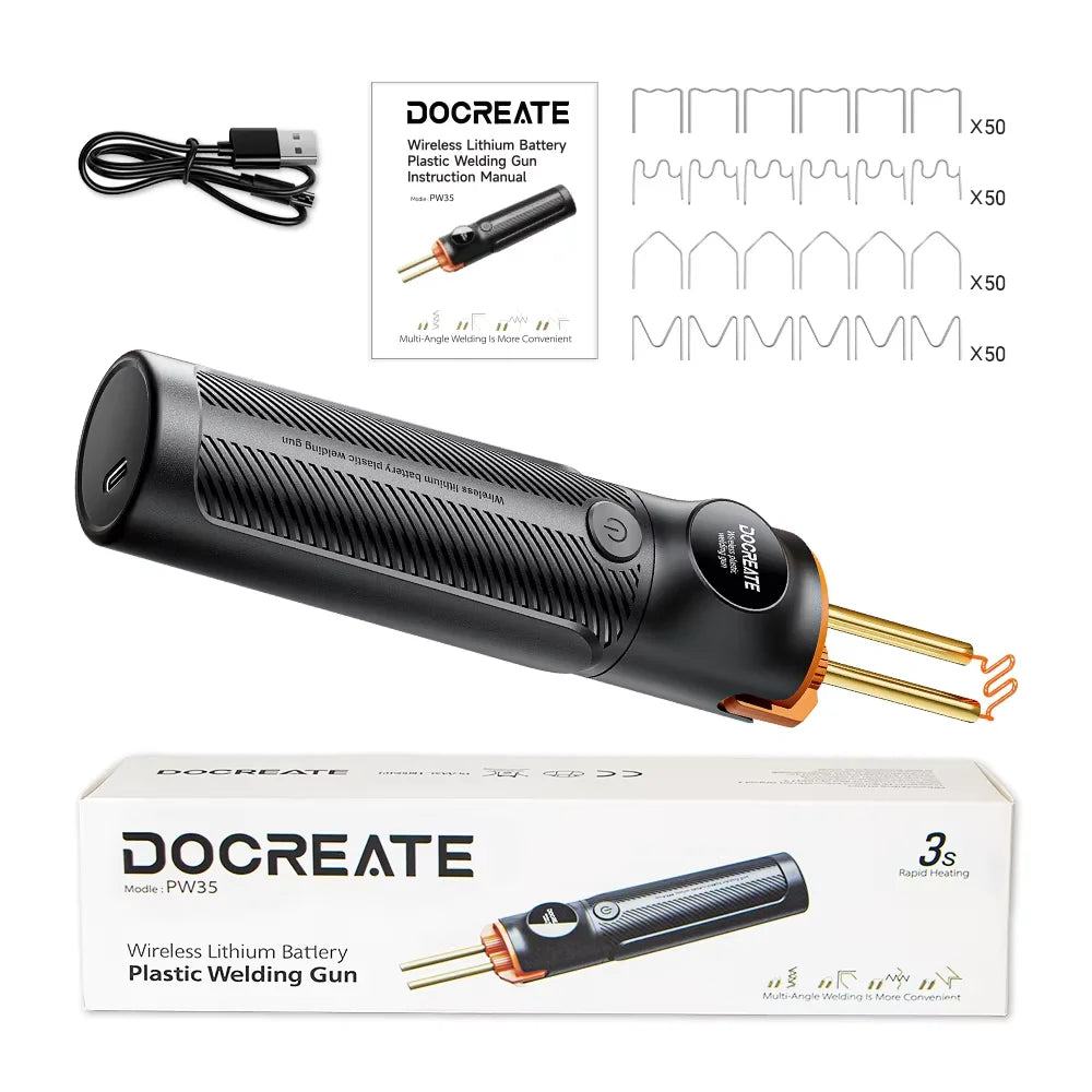 PW35 Rechargeable Plastic Repair Stapler