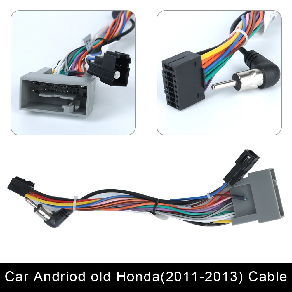 Câble ISO pour autoradio Android, accessoires pour écran 2DIN, stéréo Suzuki Kia VW Hyundai Honda Toyota Nissan Mitsubish, Ford Outlander