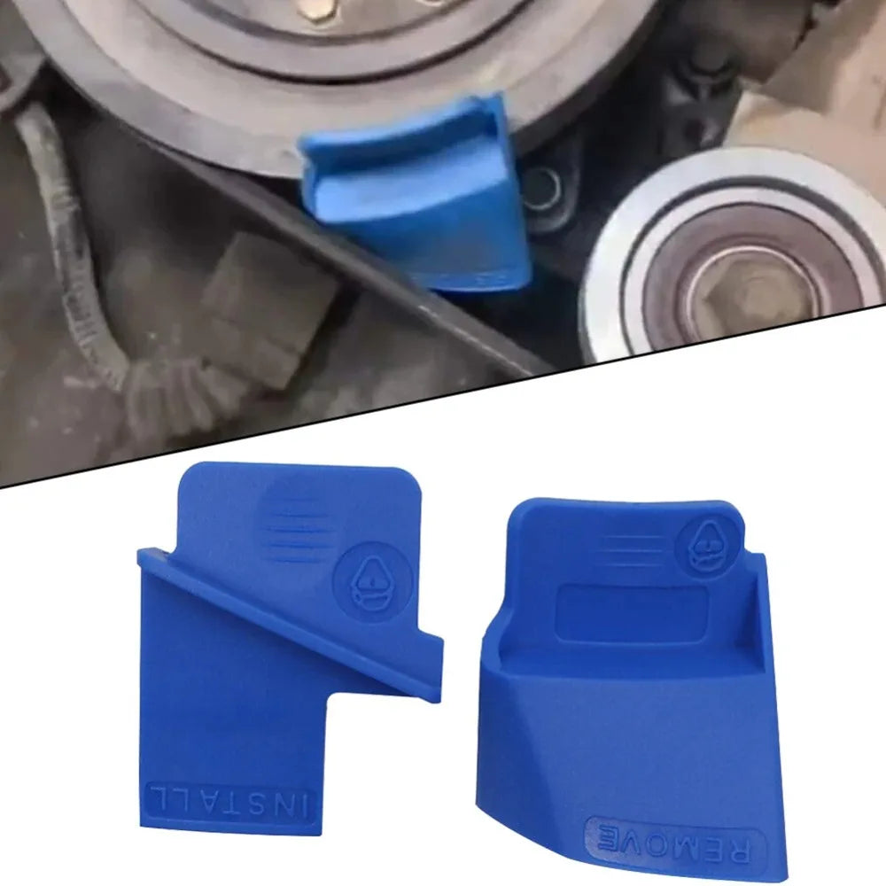 2pcs Retractable Belt Service Removal and Installation Set Automotive Ribbed Drive Belt Removal Aid Removal & Installation Tool