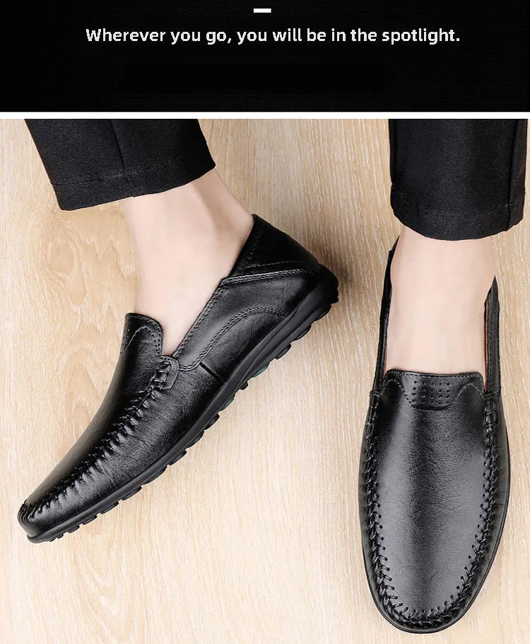 Men's Business Casual Leather Loafers