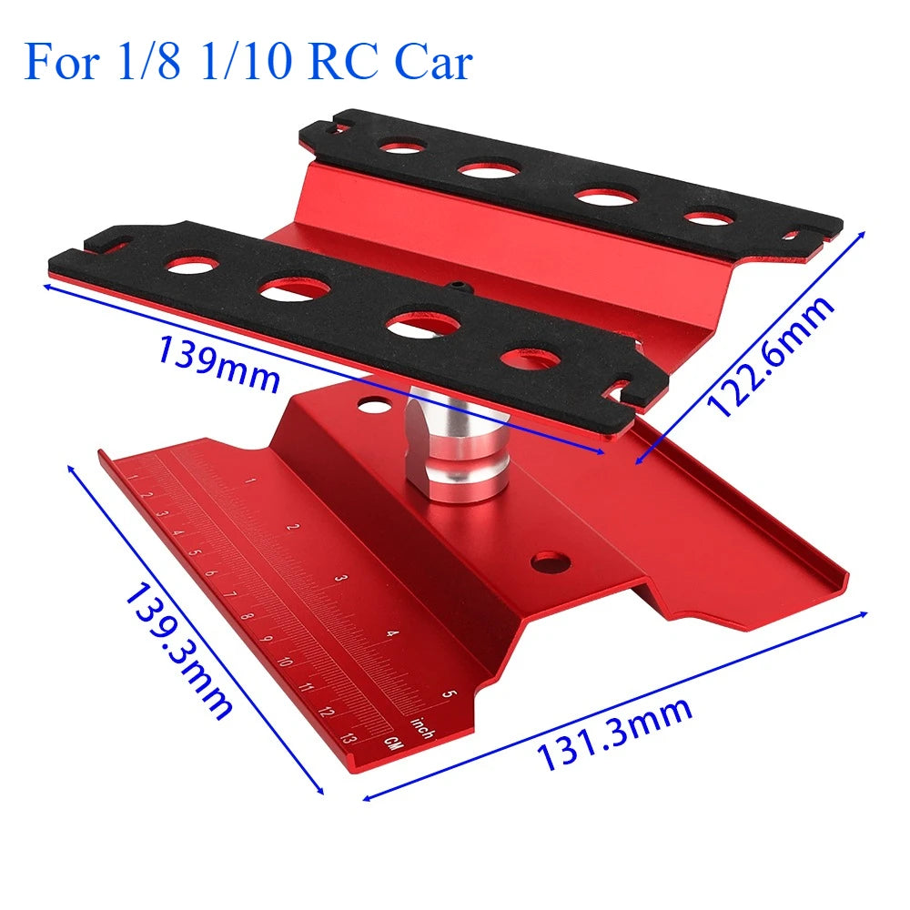 Rotating Aluminium RC Car Repair Stand, Mini & Large Options
