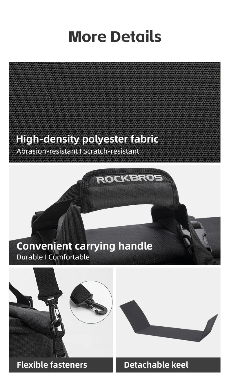 11.6L Bicycle Rear Pannier Bag Double Side Rainproof Storage