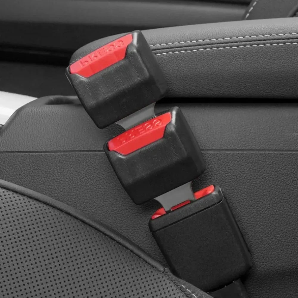 4 Stück Auto-Sitzgurtschnalle Verlängerung Sicherheits-Sitzgurt Verriegelung Schnalle Stecker Dicke Einlage Steckverlängerung Sicherheits-Sitzgurt Zubehör
