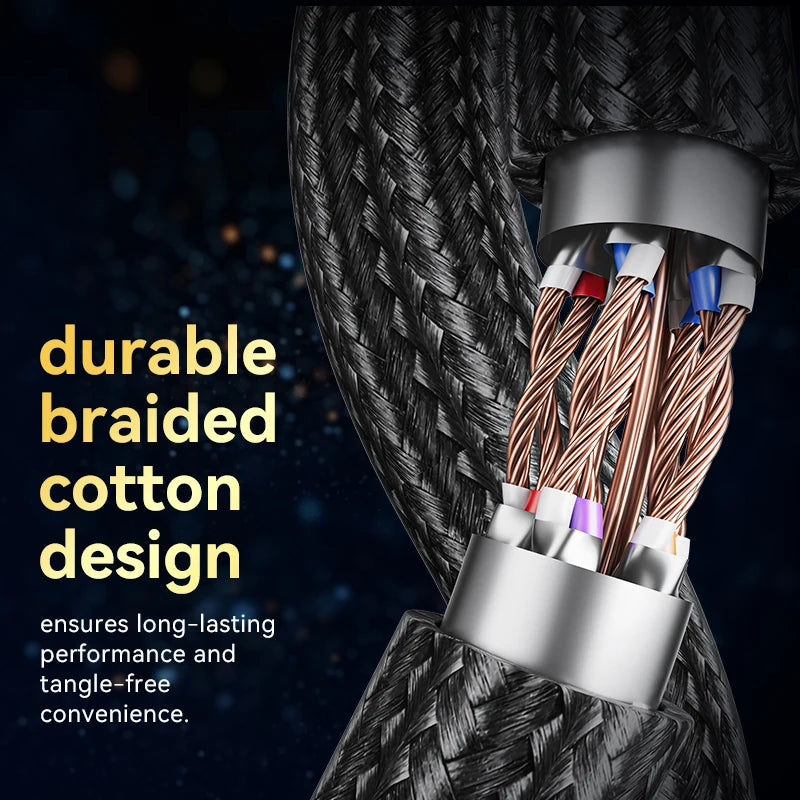 Braided Cat8 RJ45 Ethernet Cable - Length Options