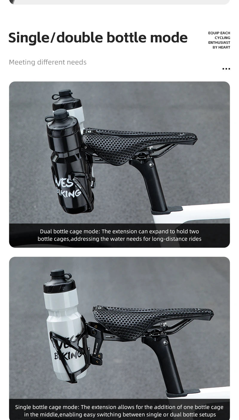 WEST BIKING Adapter za montažu nosača bočice na sedlo