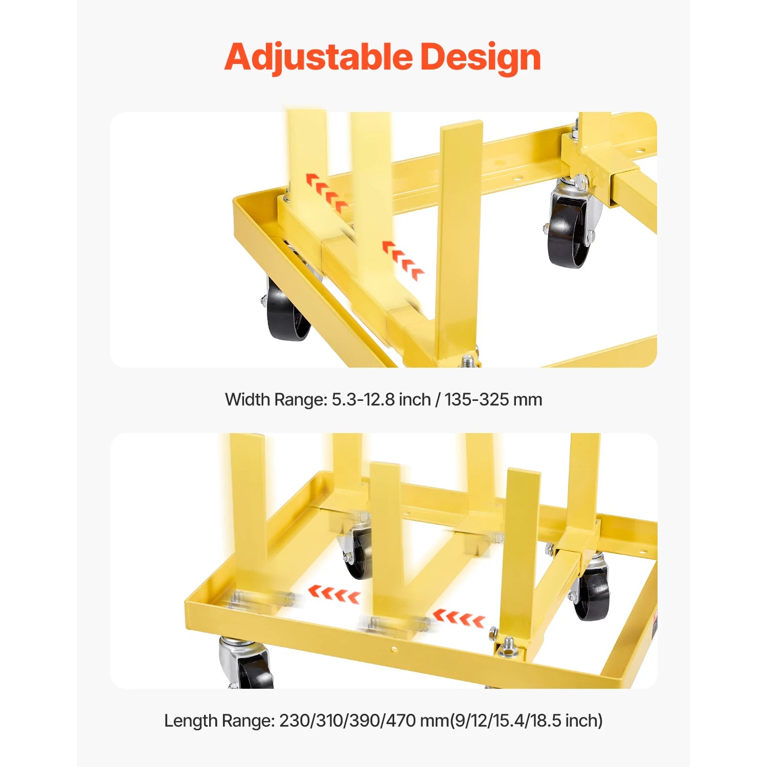 750 lbs Engine Stand with Swivel Casters for Stable Repair Work