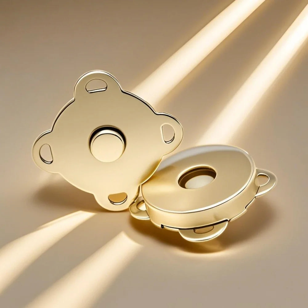 10 kusov kovových magnetických sponiek Nažaby Spony Gombíky pre Kabelku Kabelku Peňaženku Odevy Tašku DIY Remeslá Šitie Doplnky