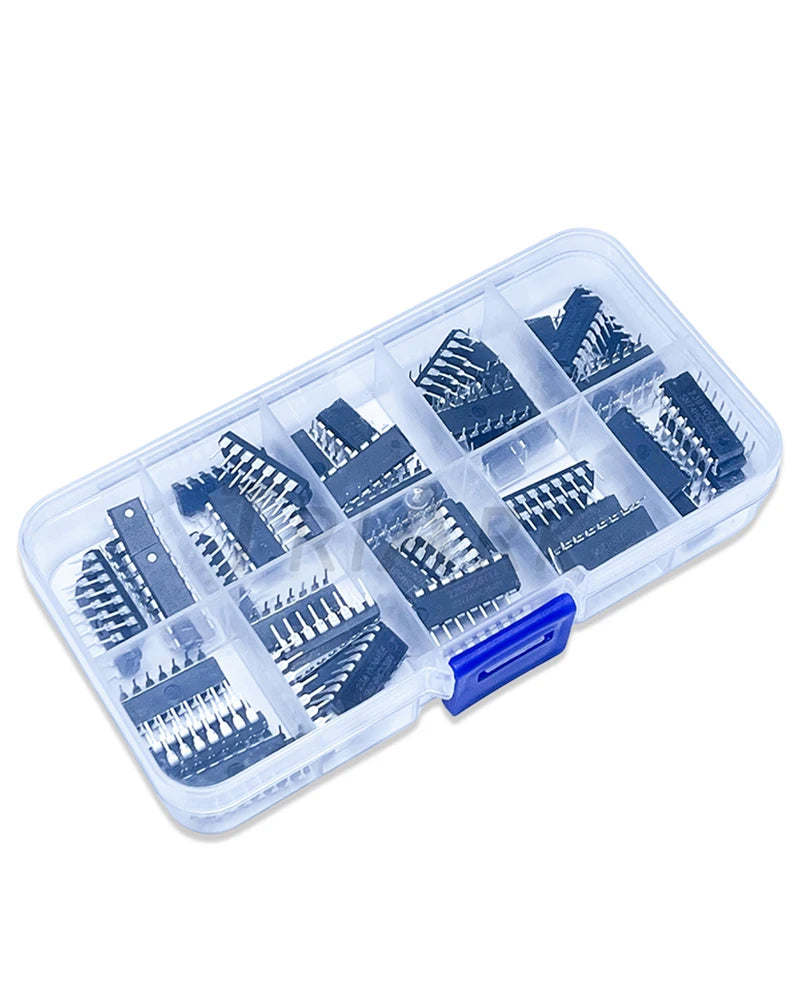50 pezzi/lotto di assortimento componenti elettronici: 74HC00 74HC02 74HC04 74HC08 74HC14 74HC32 74HC138 74HC164 74HC165 74HC595 amplificatore