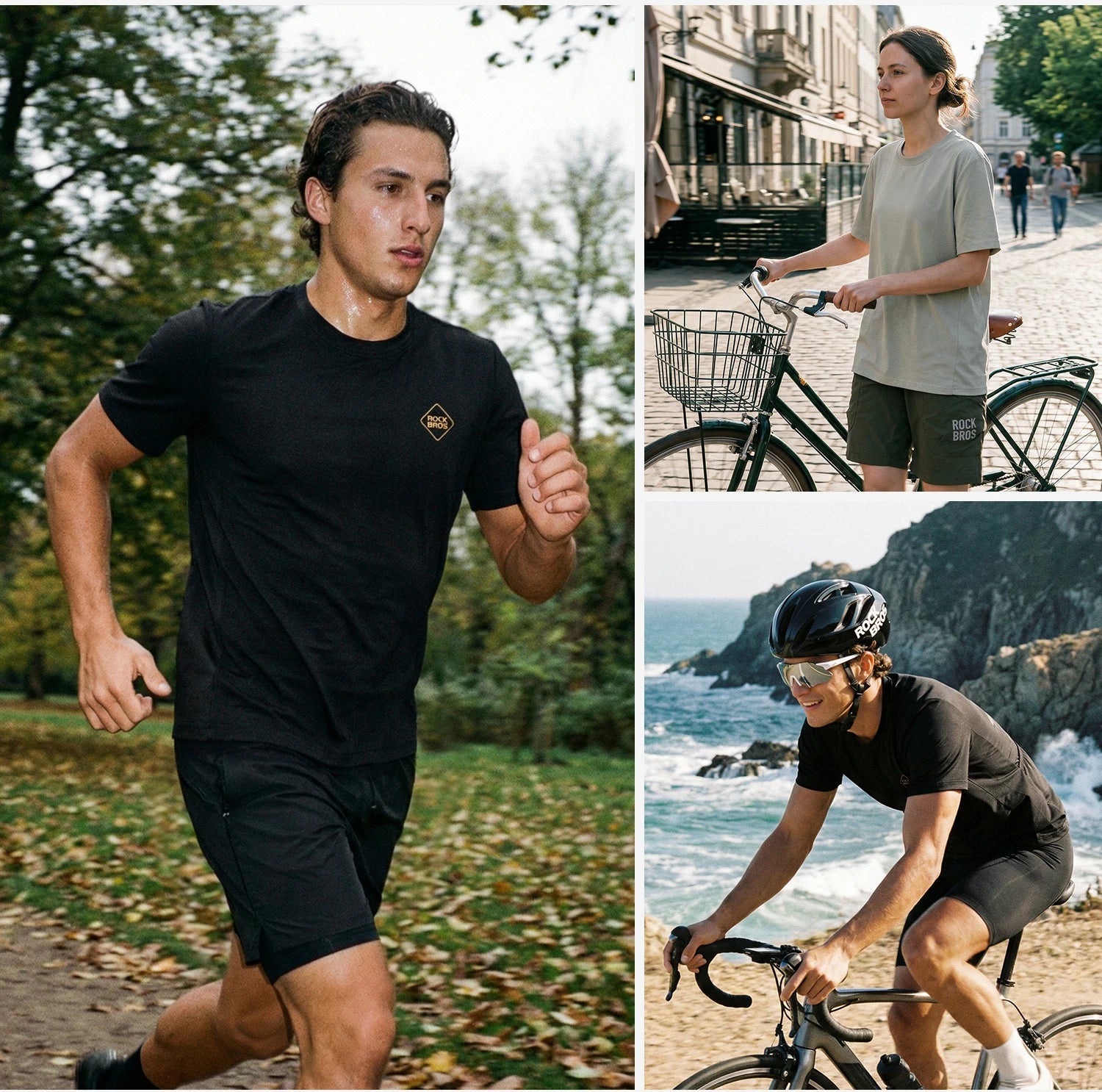 Unisex Cycling Jersey with Pockets and UV Protection