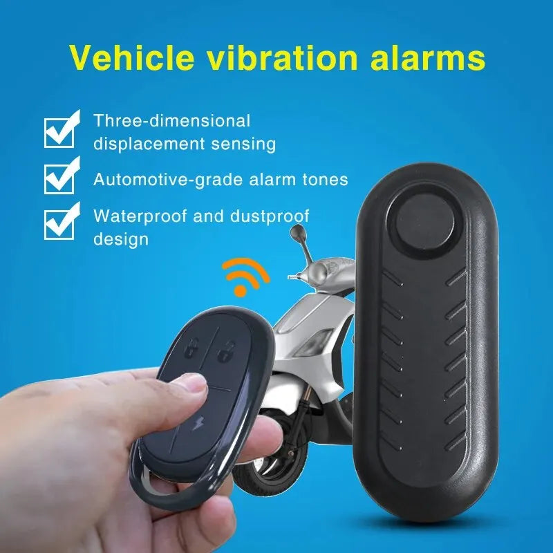 ZDFD200E Remote-Controlled Vibration Alarm for Bikes