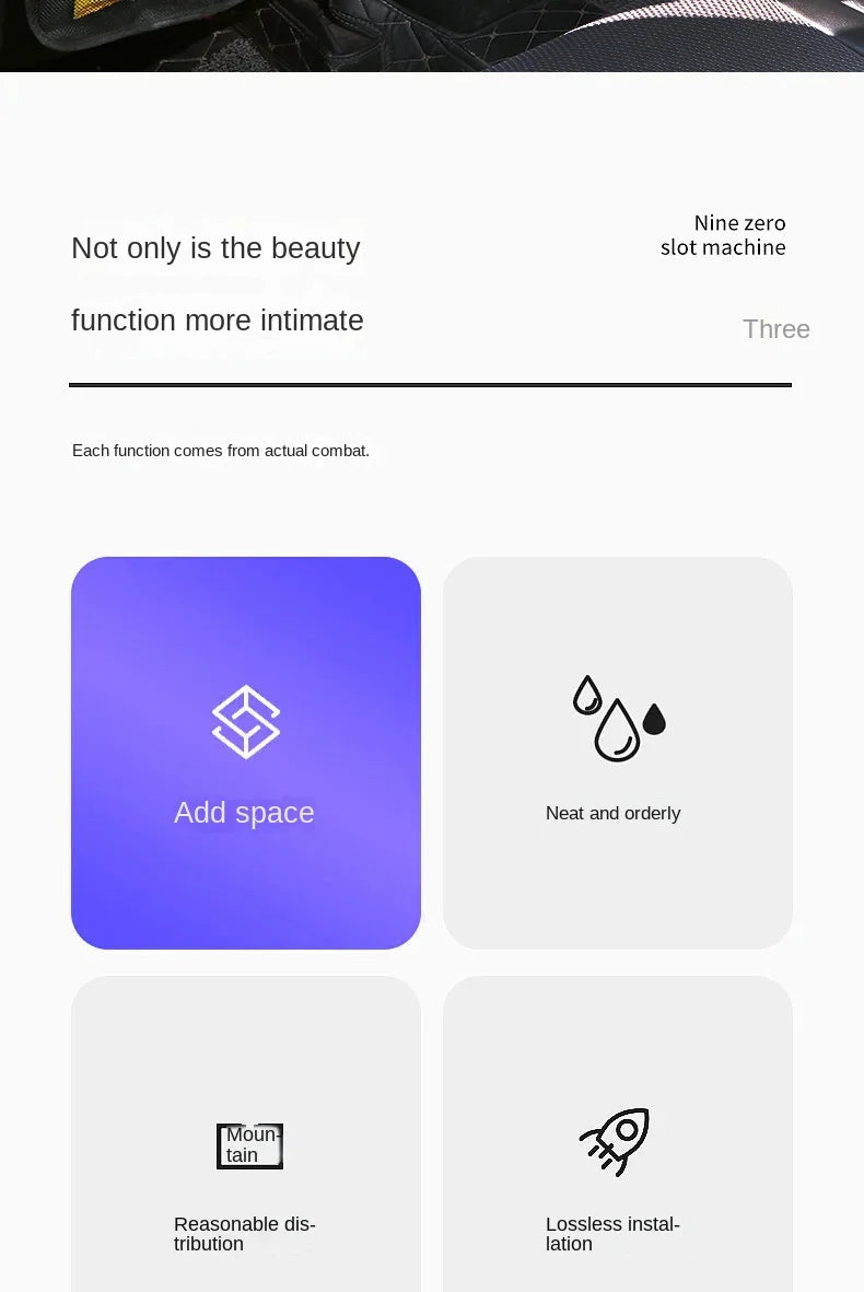 Car Backseat Organizer with Touch Screen Tablet Holder Auto Storage Pockets Cover Car Seat Back Protectors Car Accessories 