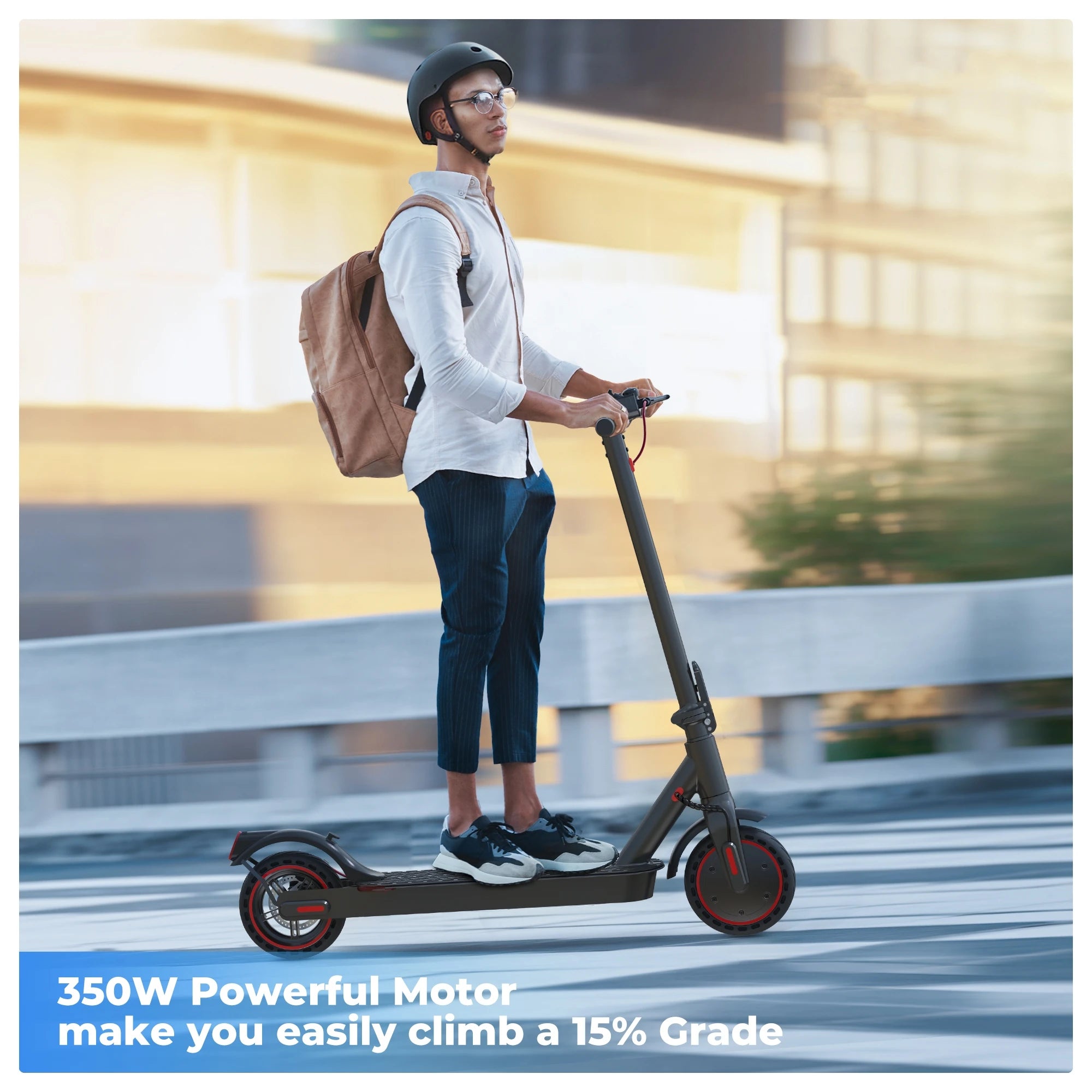 iScooter i9 Electric Scooter with 8.5 Inch Honeycomb Tires