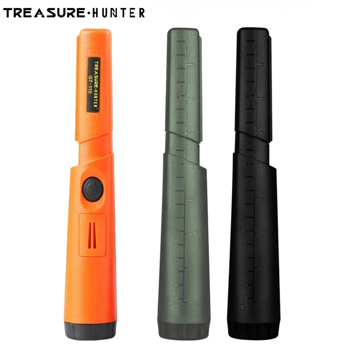Treasure Hunter GT110 Handheld Metal Detector Pinpointer Probe Anti-scratch Pinpointing Waterproof 360 Degree Scan 