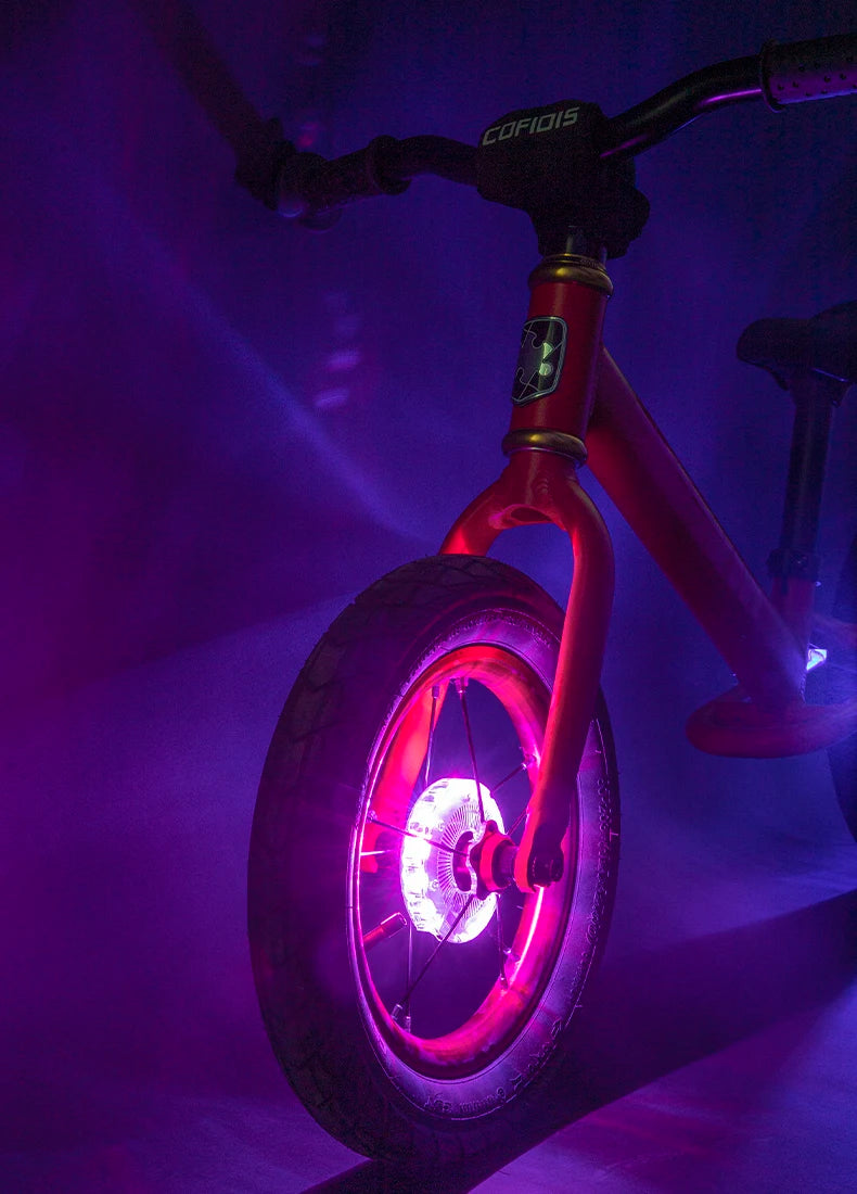 Cykelhjul LED-lys med 7 farver og automatisk bevægelsessensor