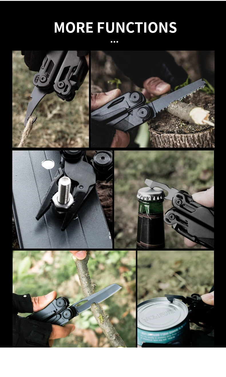 Folding Stainless-Steel Pliers Multitool