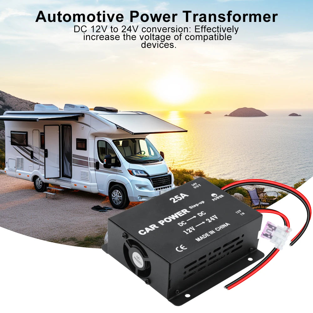 12V-to-24V DC Vehicle Power Converter