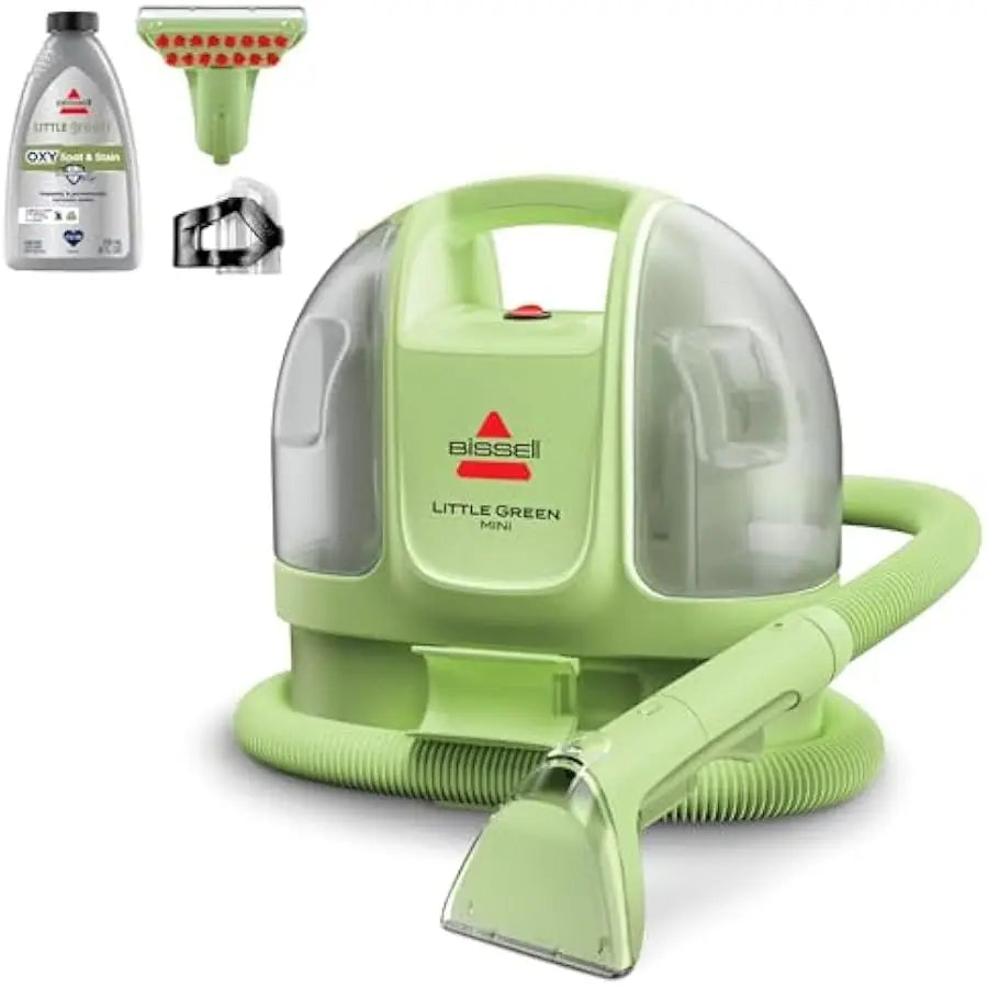 Mini Portable Carpet and Upholstery Deep Cleaner with Self-Cleaning Tool