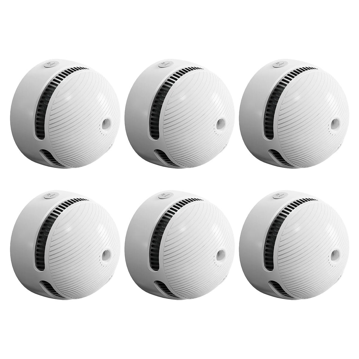 DC 3V Smoke Detector  85dB Self-check Function 10-Year Sensor Lifespan Battery Powered Smoke Alarm Hallway Garage Apartment Security