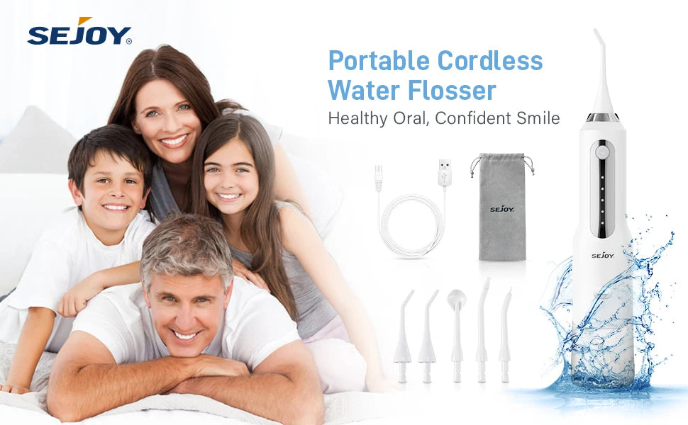 Cordless Electric Water Flosser for Powerful Everyday Oral Care