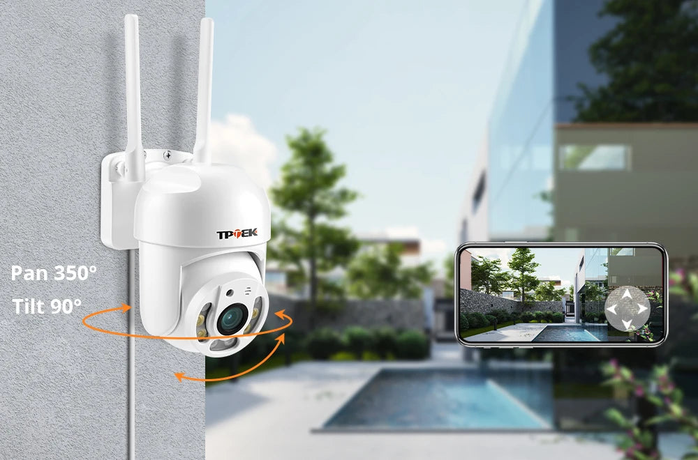 4MP PTZ WiFi IP Camera Outdoor 4X Digital Zoom