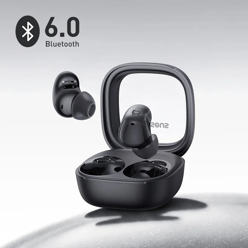 Căști fără fir Baseus Bass WM02s, Bluetooth 6.0, TWS, mini și compacte, confortabile la purtare, autonomie de 36 de ore, IPX5