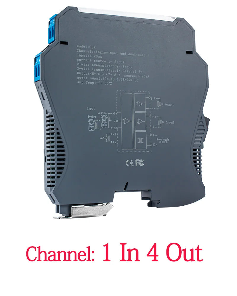 GLK Analogue Signal Isolator - Channel Options