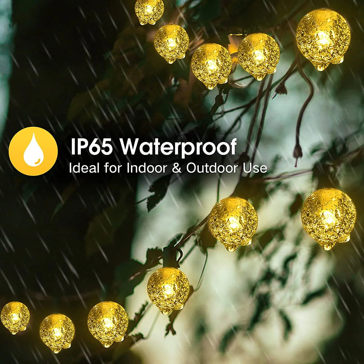 Solar Globe String Lights - Length and Colour Options