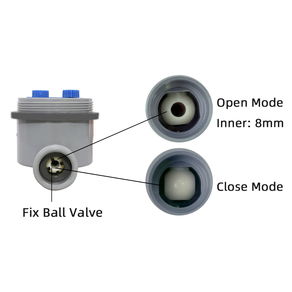 Timer analogico per l'irrigazione del giardino con valvola a sfera