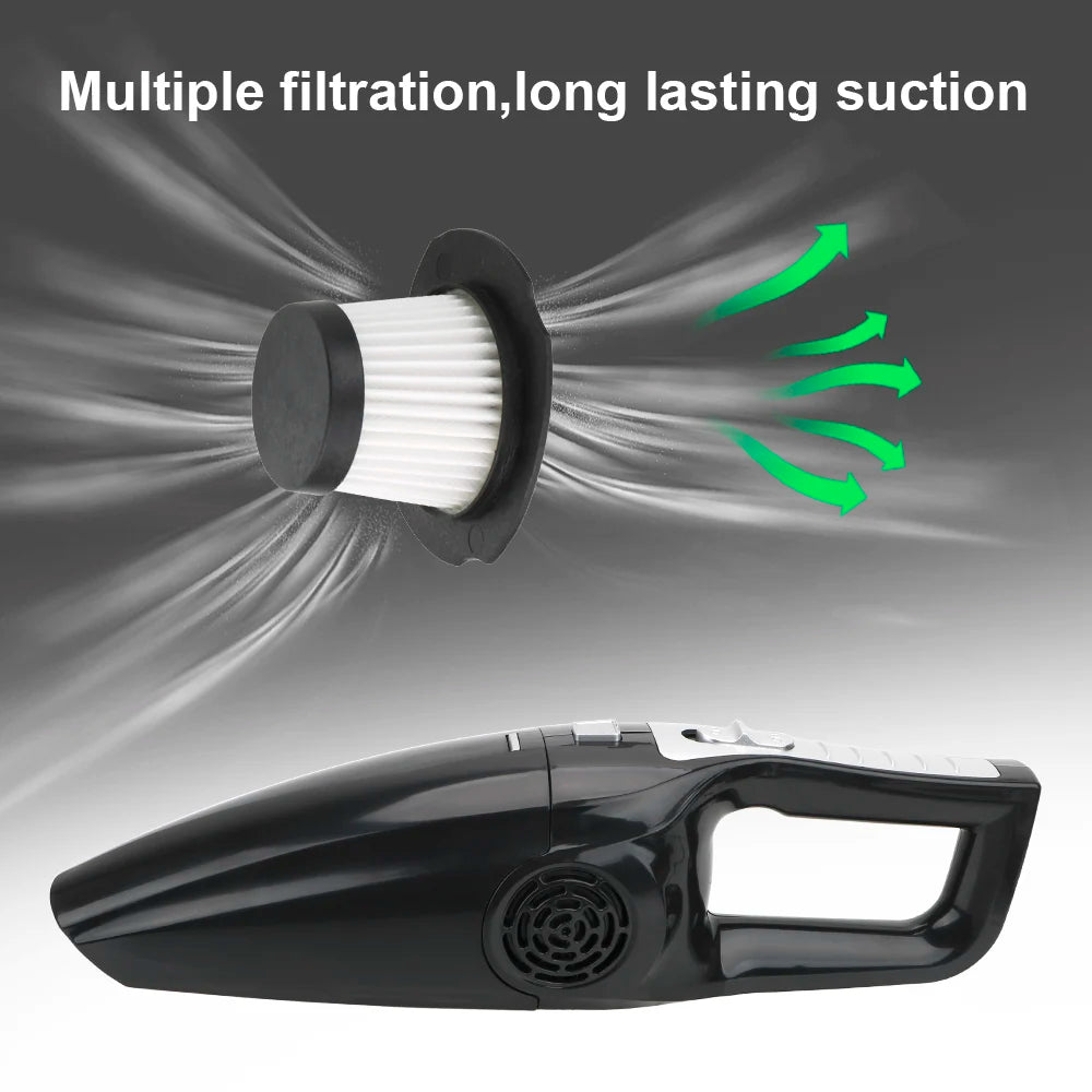 12 V Handheld Car Vacuum - 5 m Power Cord